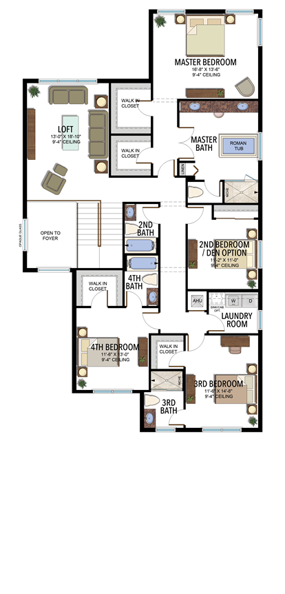 490 Monterey floorplan 2nd Floor