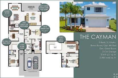 The Cayman Floorplan at Valencia Harbor
