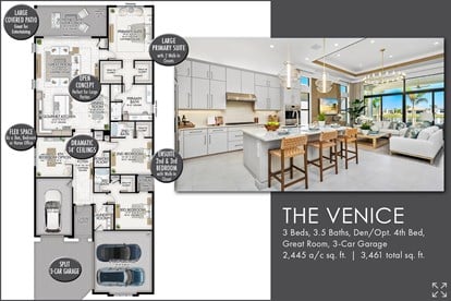 The Venice Floorplan at Valencia Del Mar