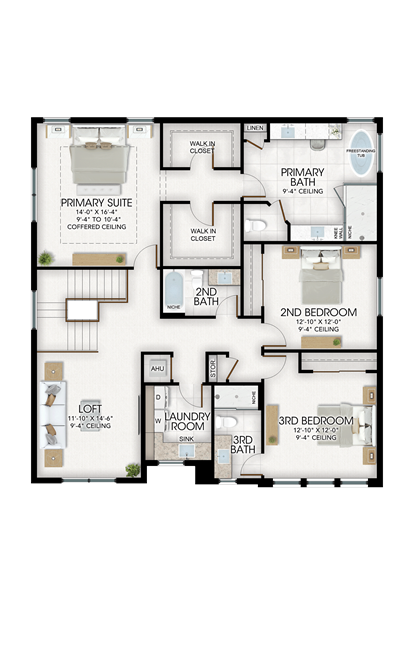 Apex 503 Capella Floorplan 2nd Floor