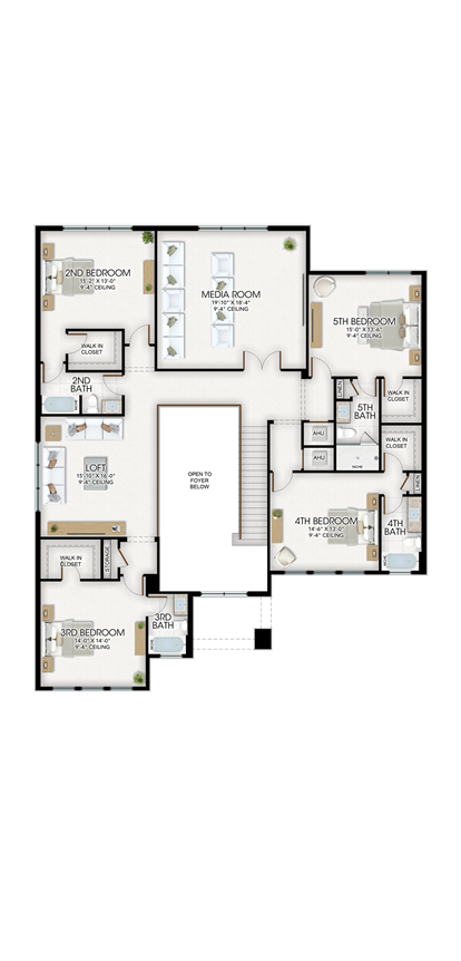Apex 624 Olympus Floorplan 2nd Floor