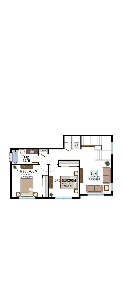 Laguna Floorplan 2nd Floor