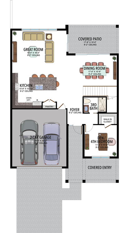 487 Coronado Floorplan 1st Floor