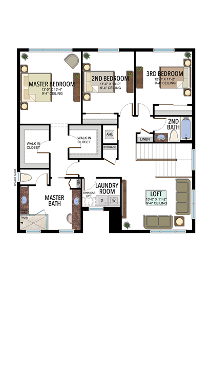 487 Coronado Floorplan 2nd Floor