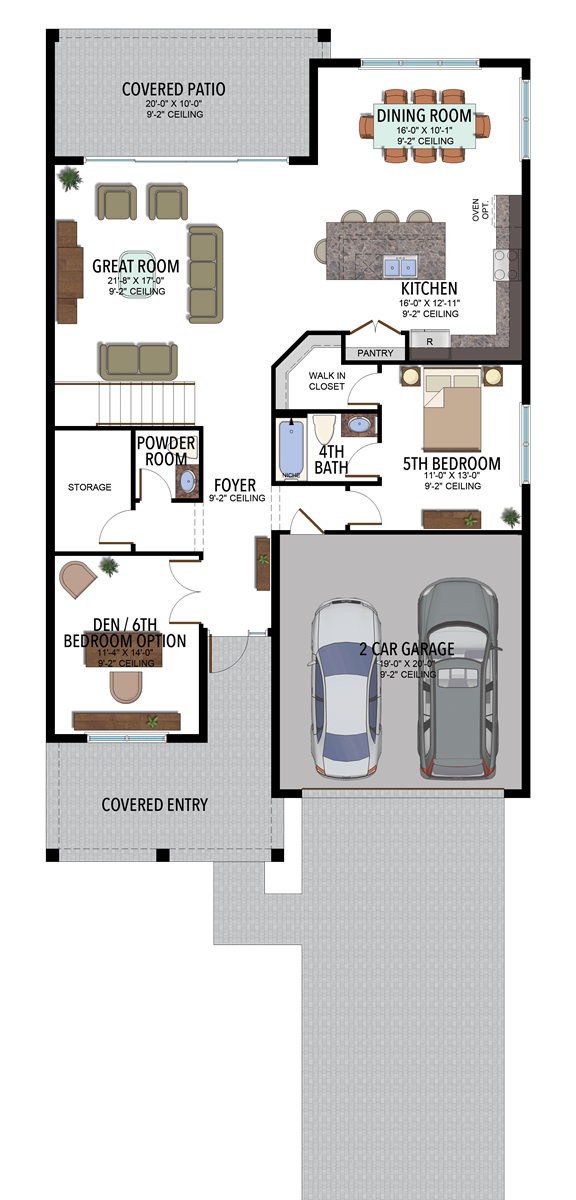 489 Huntington floorplan 1st Floor
