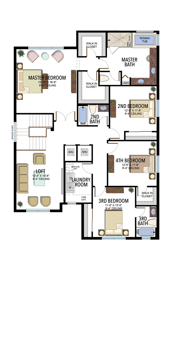 489 Huntington floorplan 2nd Floor