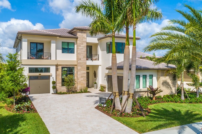 Veneto Contemporary Front Elevation
