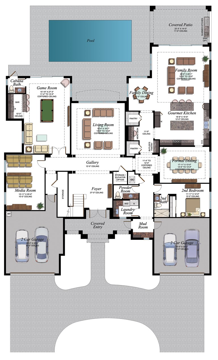 Palazzo Plan Florida Real Estate GL Homes