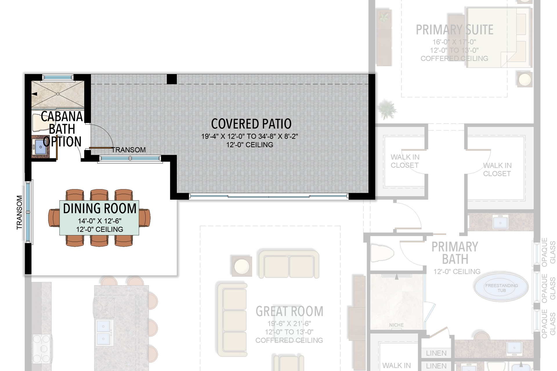 Lotus Edge Santo Grand: Cabana Bath — Historical option or elevation