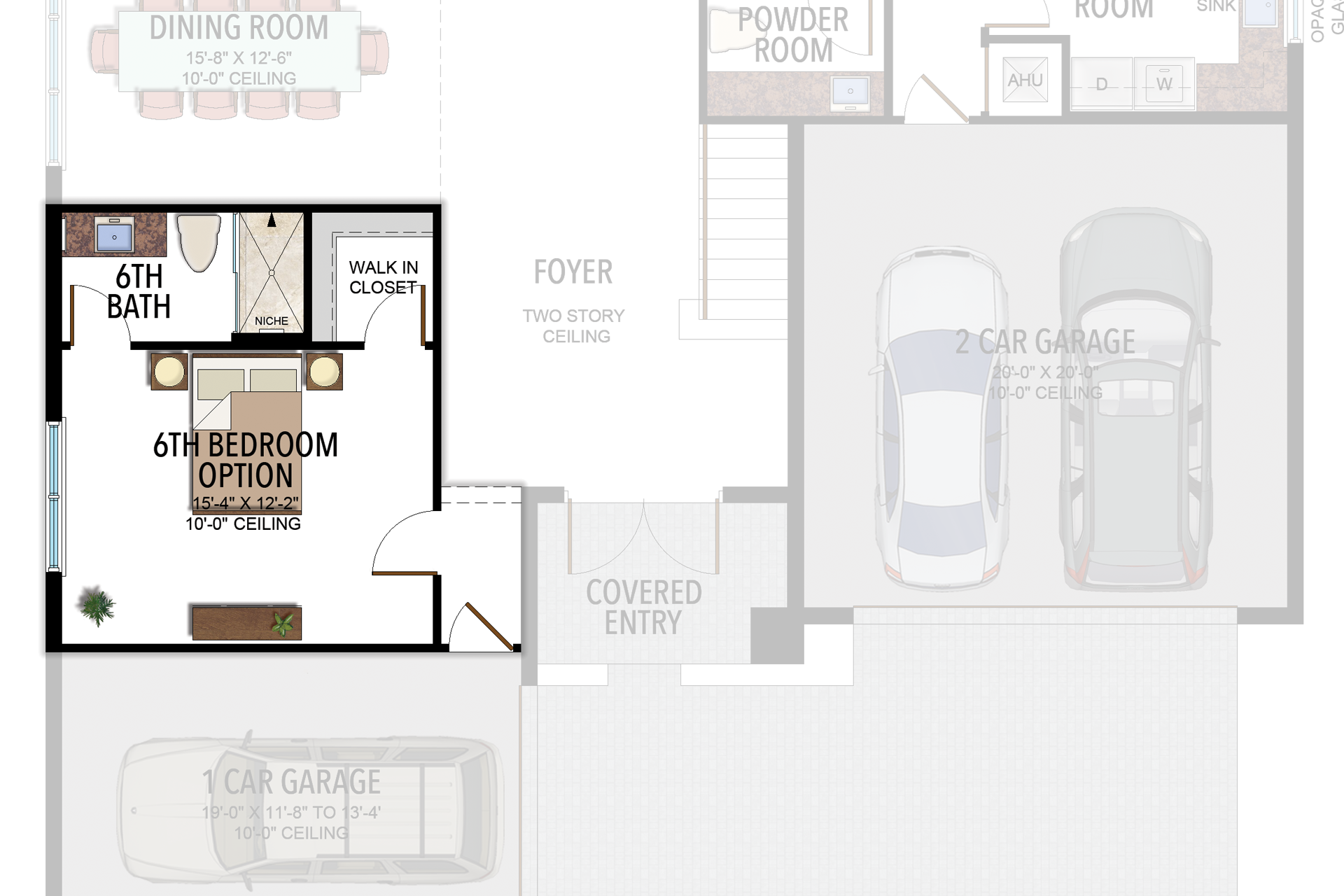 Lotus Edge Sumatra Grand: 6th Bedroom — Historical option or elevation