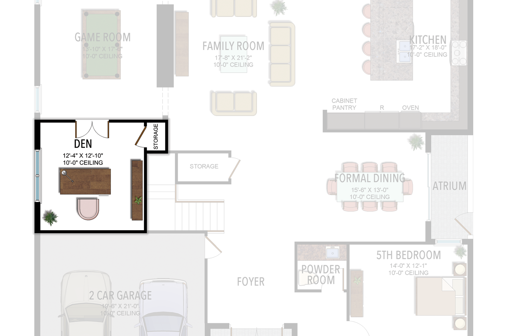 Lotus Edge Maldives: Alternate Den with Double Doors — Historical option or elevation