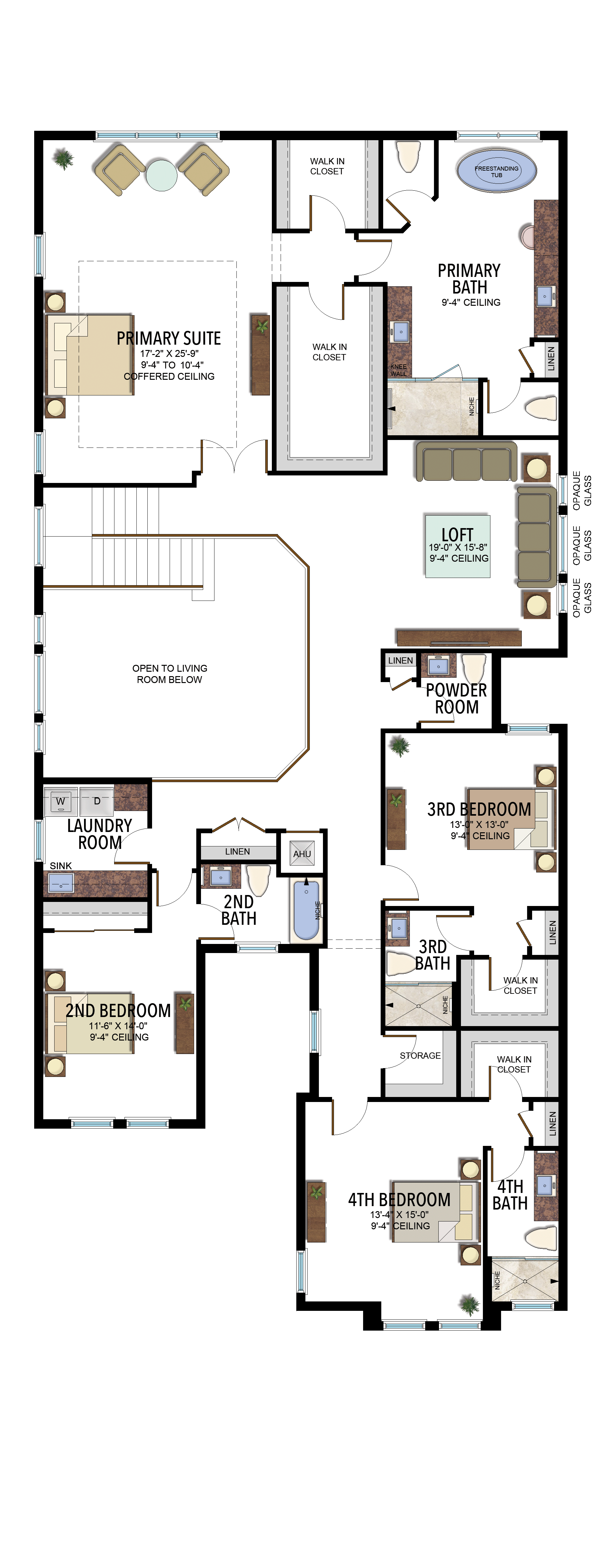 Lotus Edge Corsica — floor 2; historical floor-plan reference