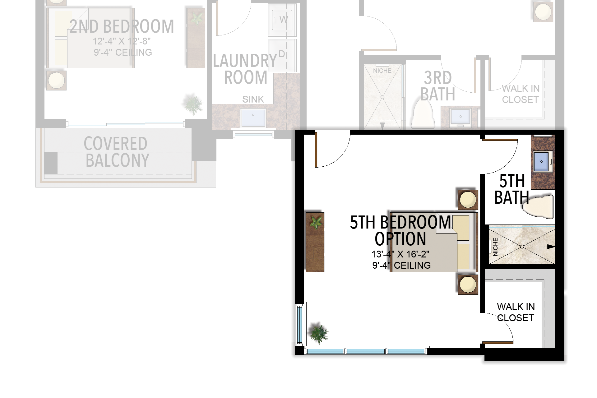Lotus Edge Mallorca: 5th Bedroom Premium — Historical option or elevation
