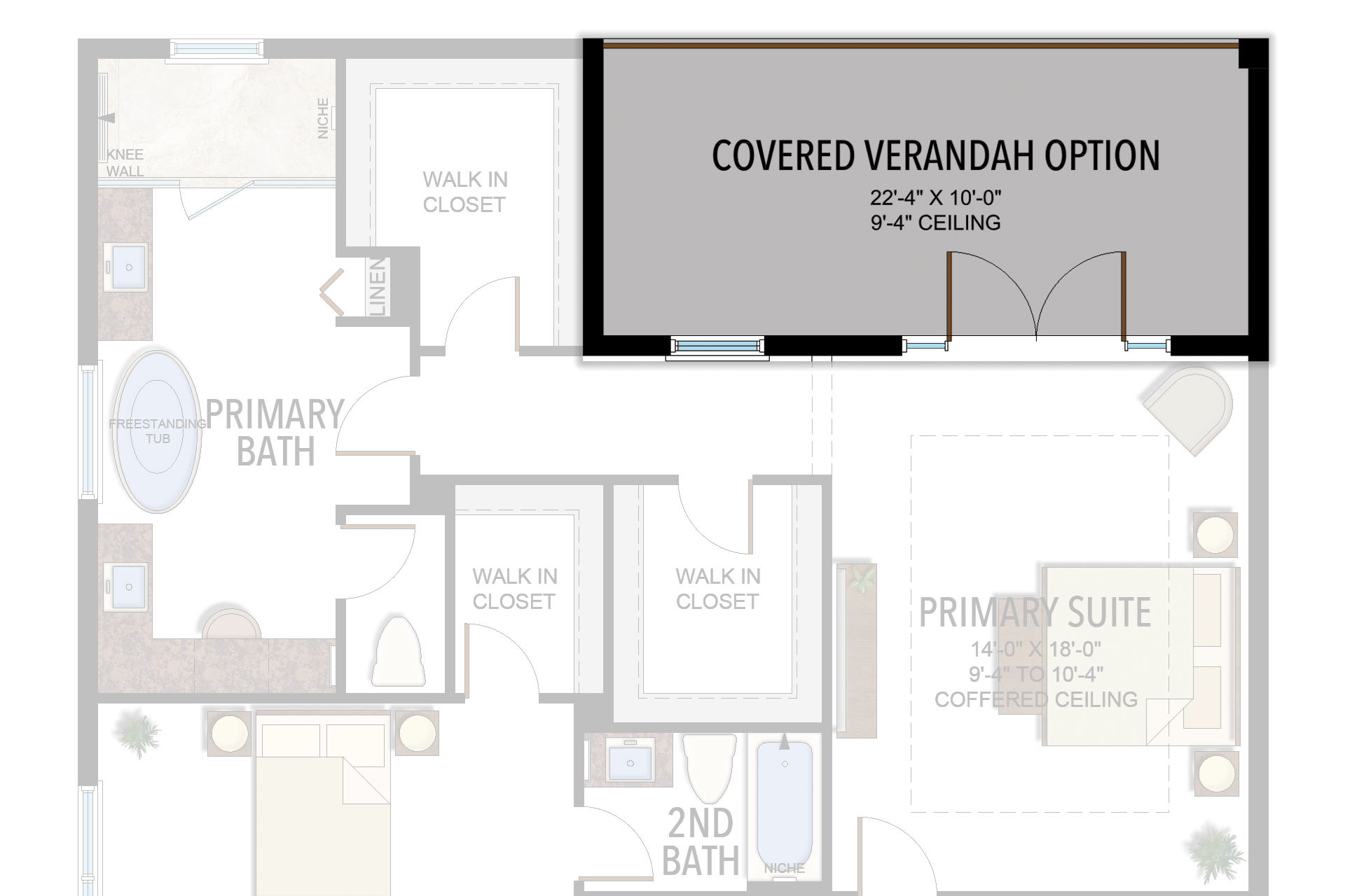 Lotus Edge Mariana: Covered Verandah — Historical option or elevation