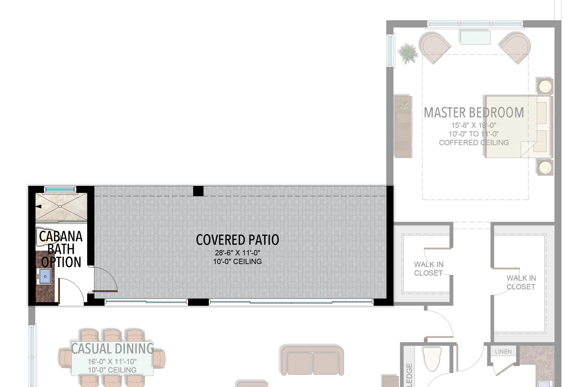 Lotus Palm Sumatra Grand: Cabana Bath — Historical option or elevation