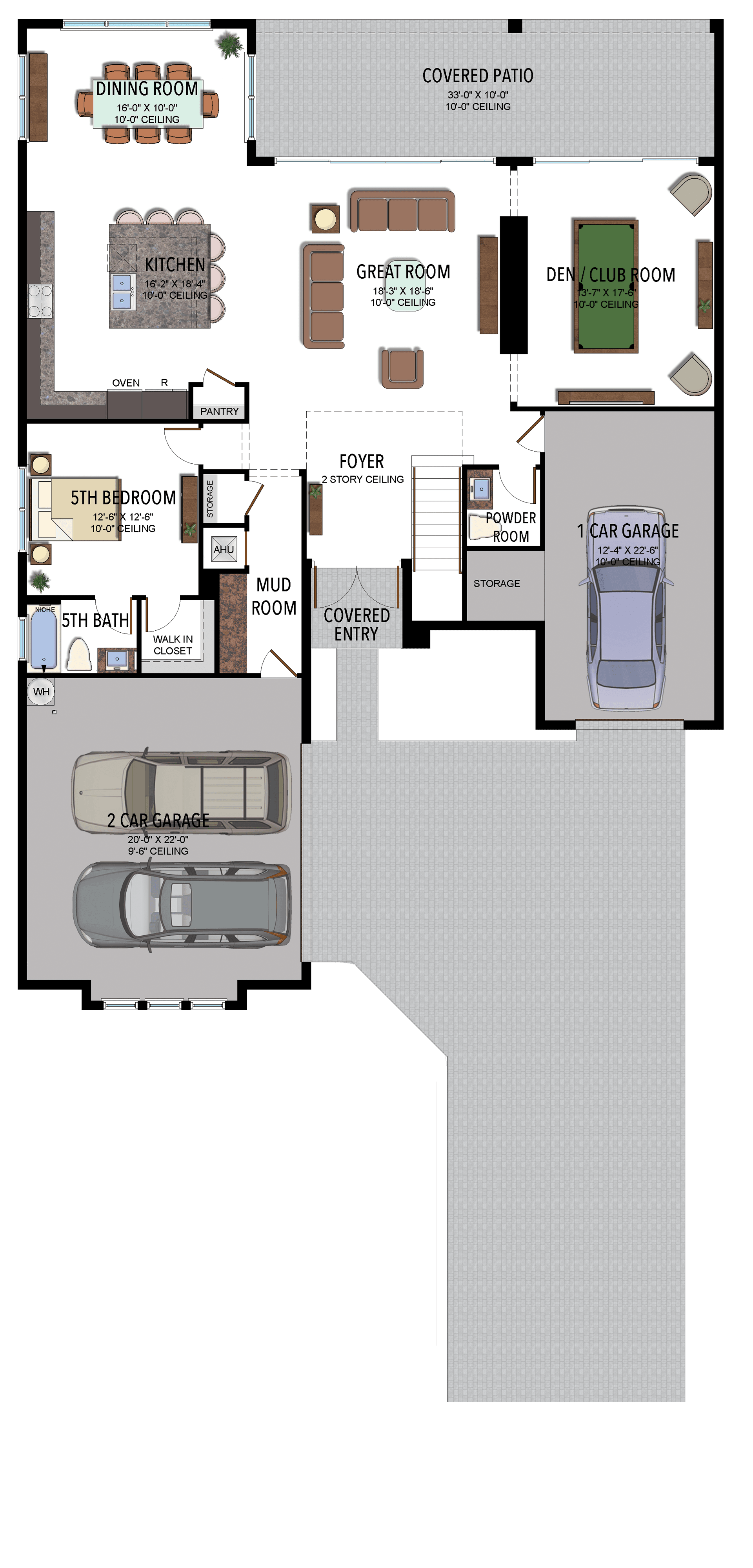 Lotus Palm Laguna — floor 1; historical floor-plan reference