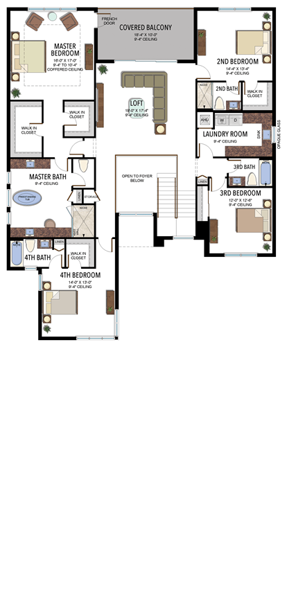 67 Laguna Floorplan 2nd Floor