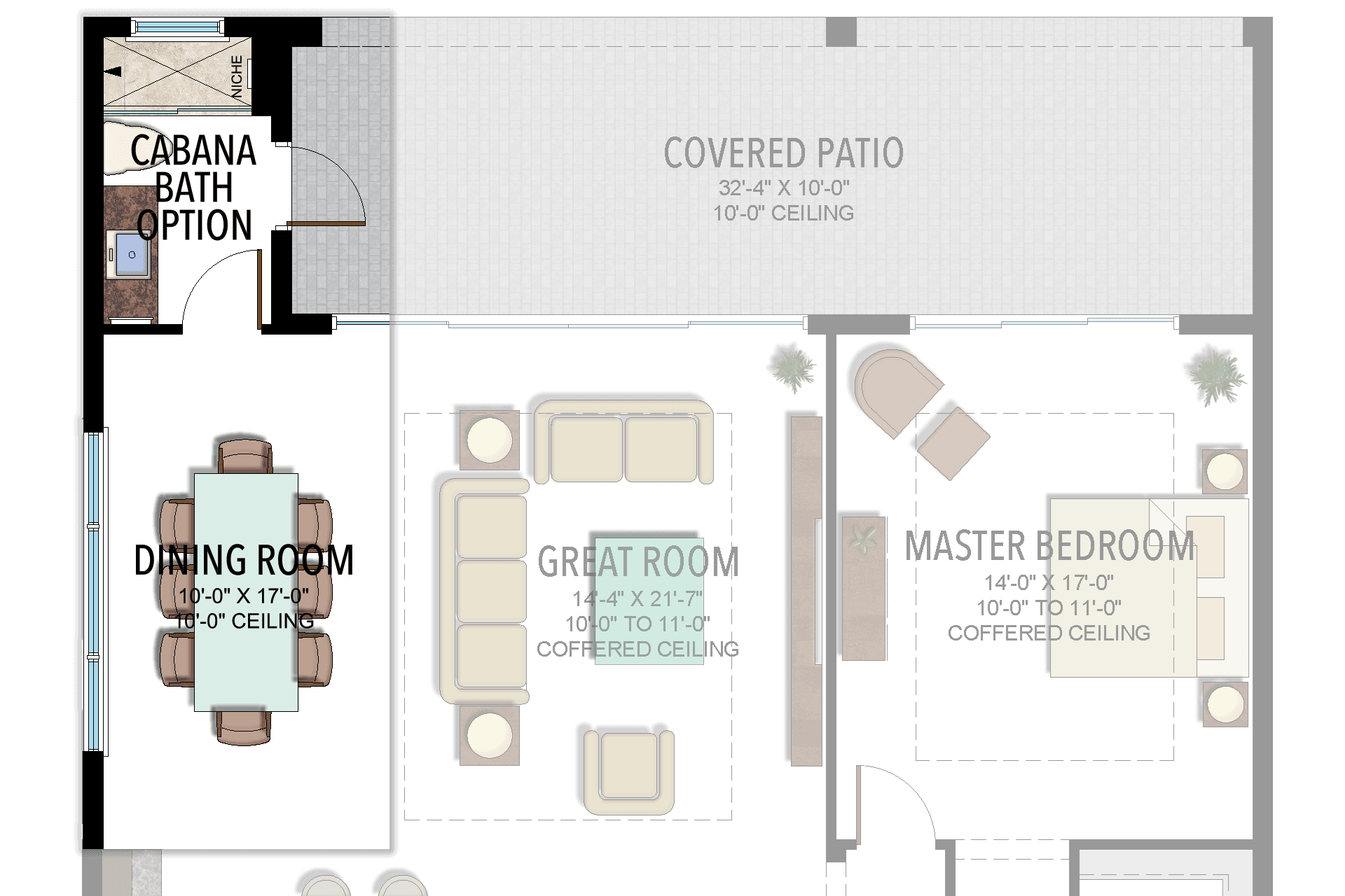 Lotus Palm Samoa: Cabana Bath — Historical option or elevation