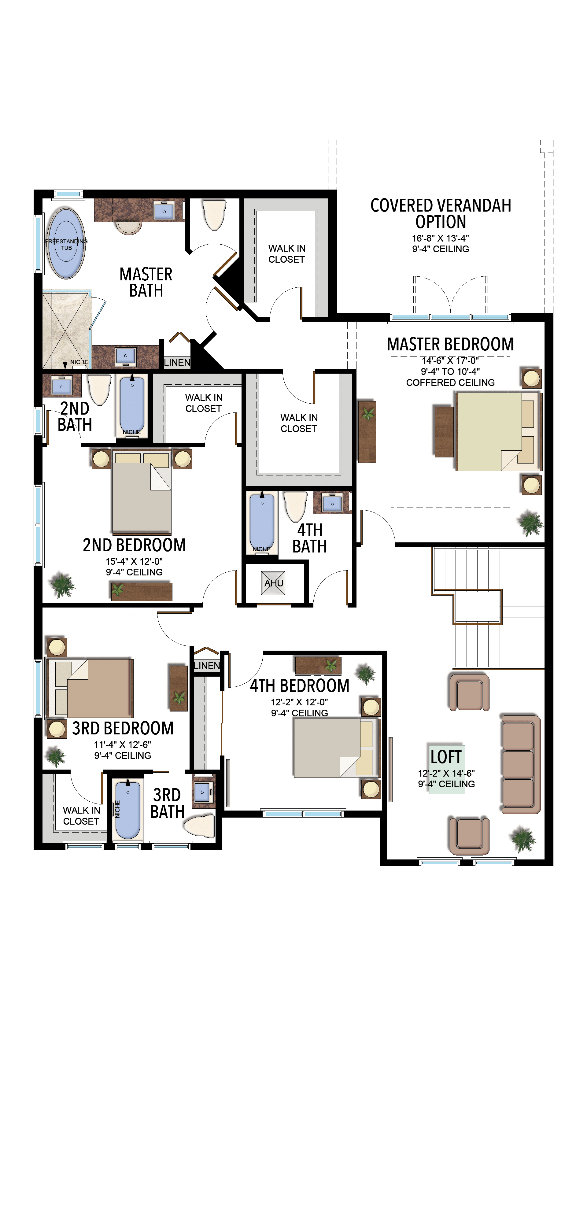 Lotus Palm Caledonia — floor 2; historical floor-plan reference
