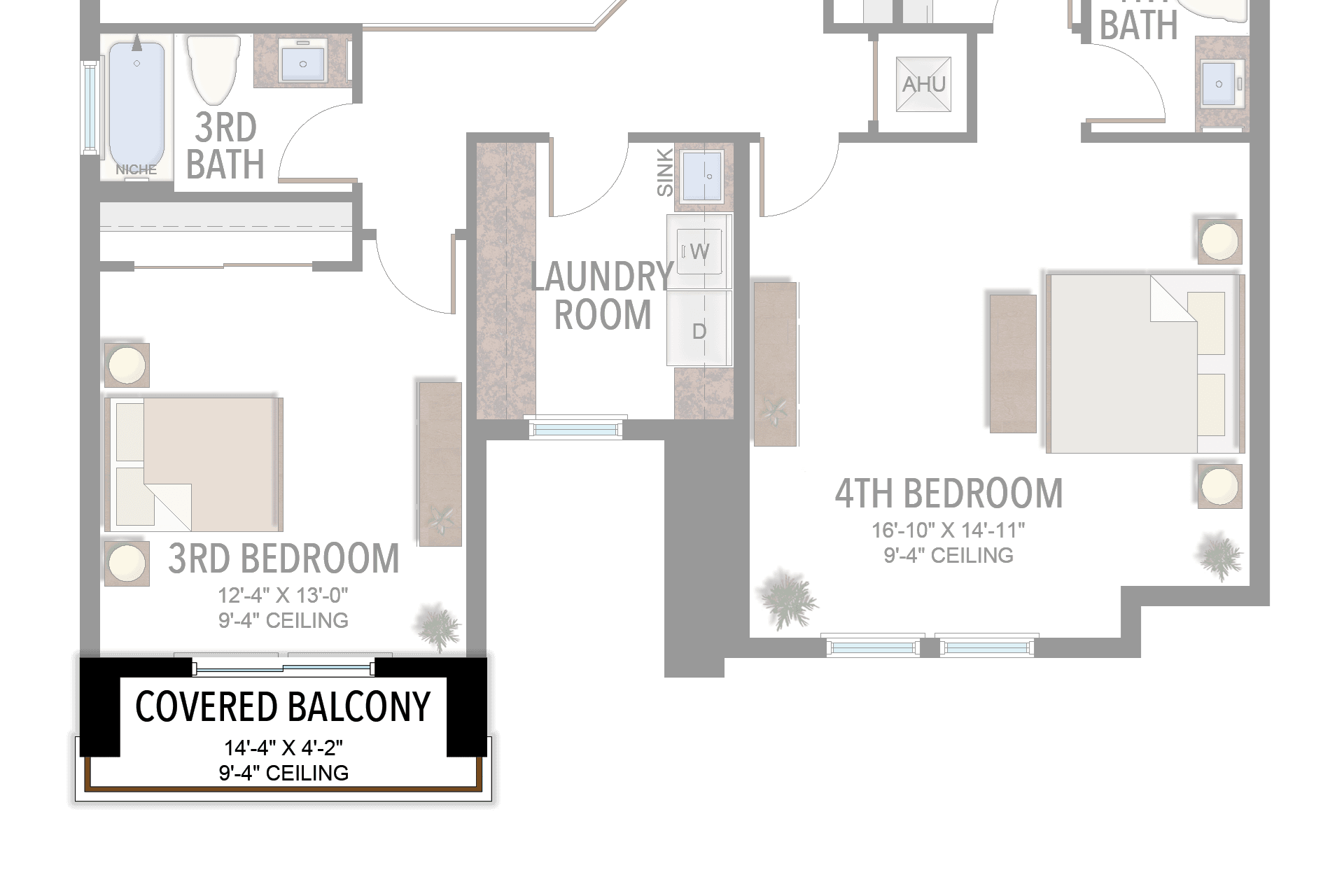 Lotus Palm Polynesia: Premium Elevation — Historical option or elevation