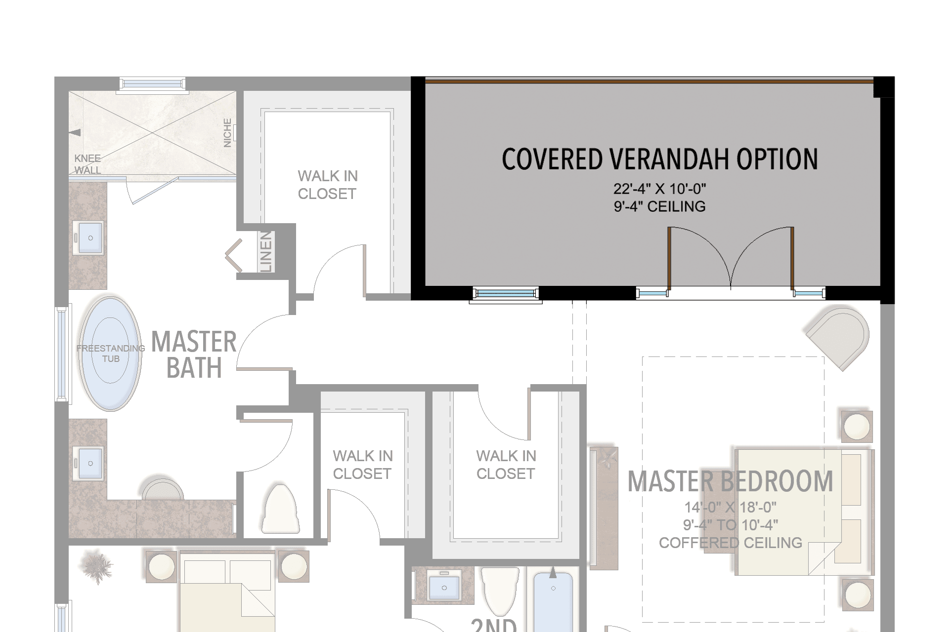 Lotus Palm Mariana: Covered Verandah — Historical option or elevation