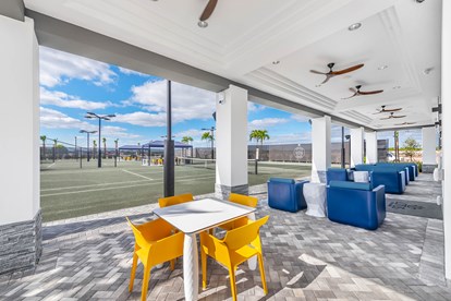 Lotus Palm Boca Raton tennis seating