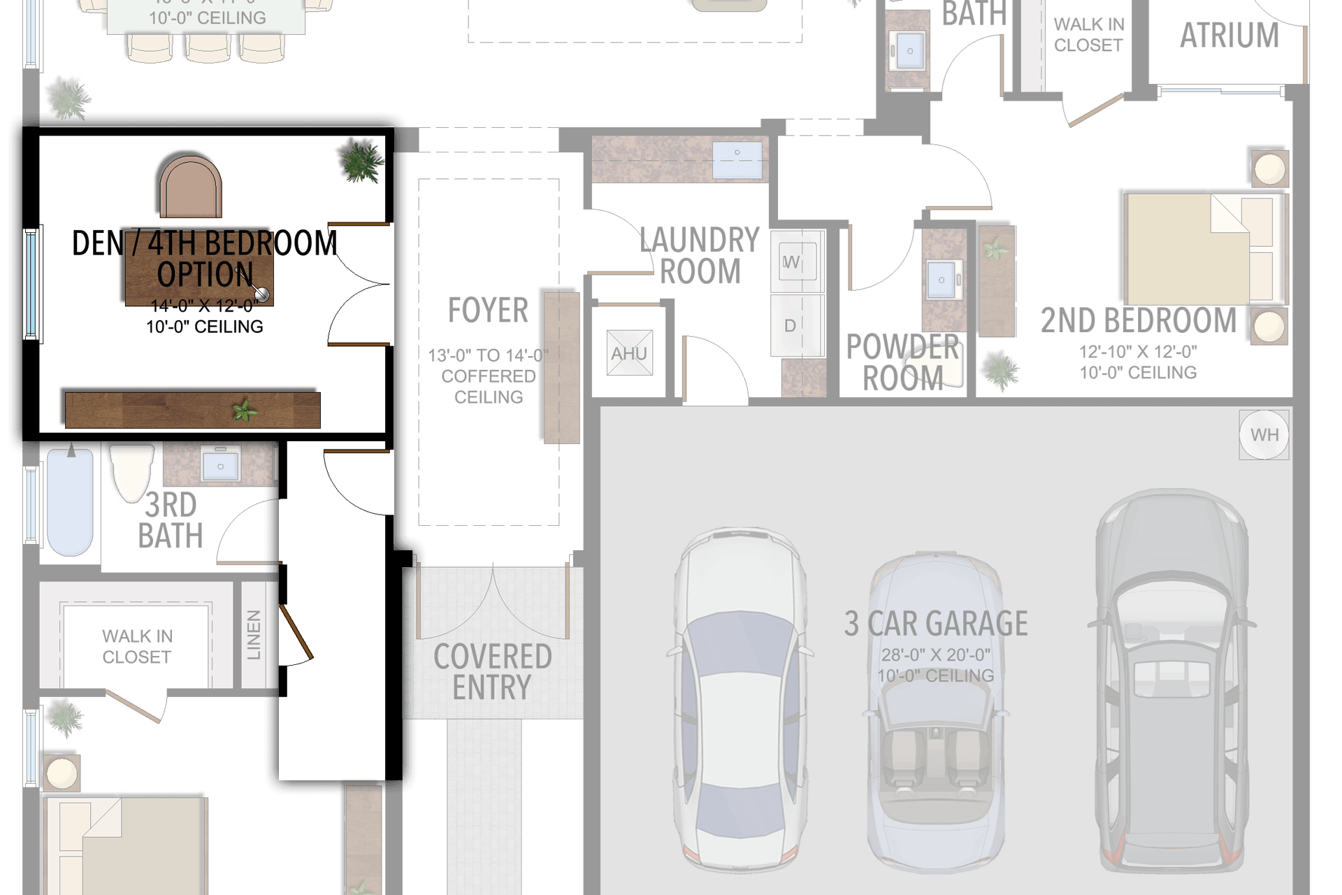 Lotus Java: 4th bedroom in lieu of Den — Historical option or elevation