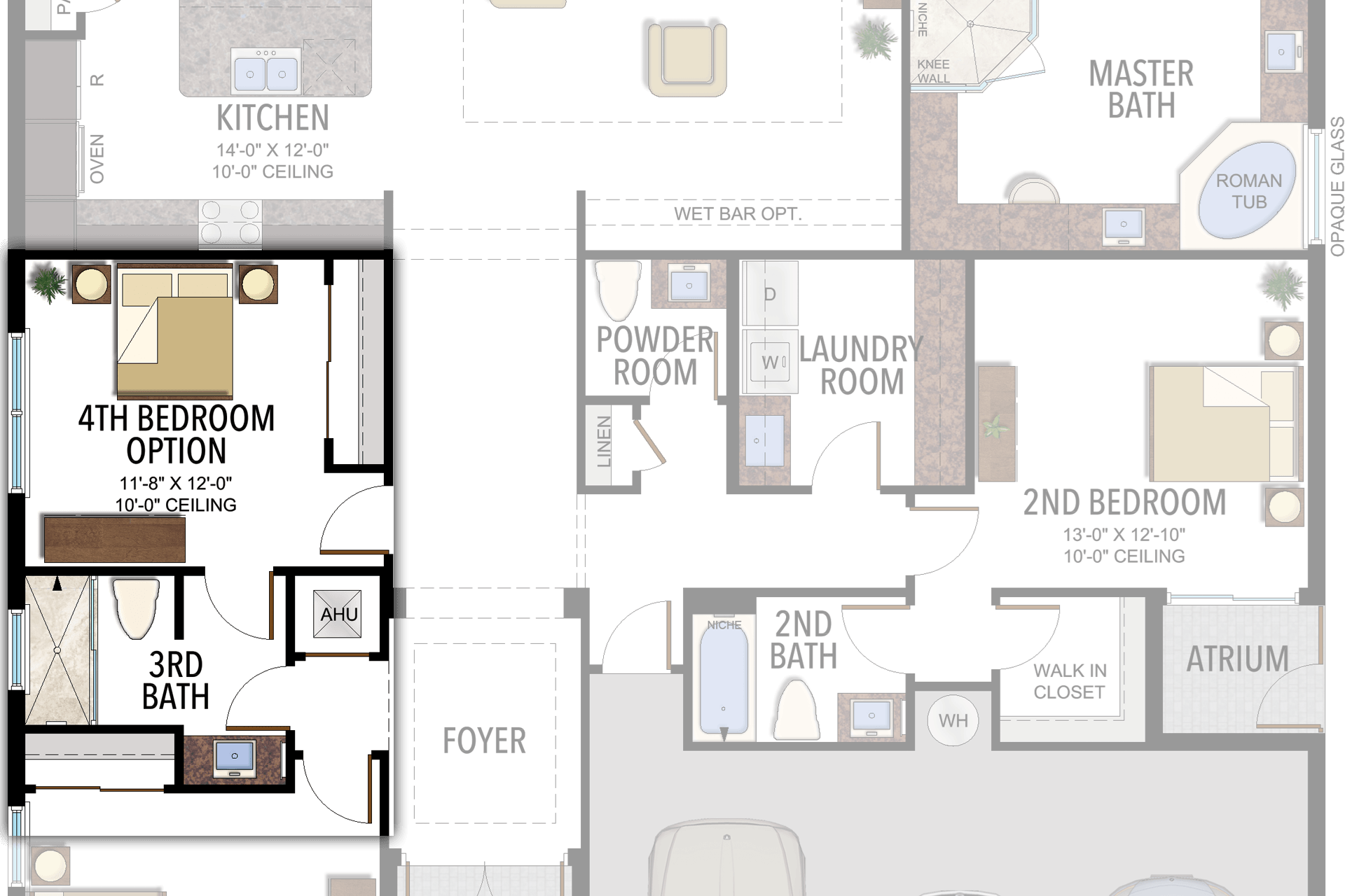 Lotus Santo: 4th Bedroom in Lieu of Den — Historical option or elevation