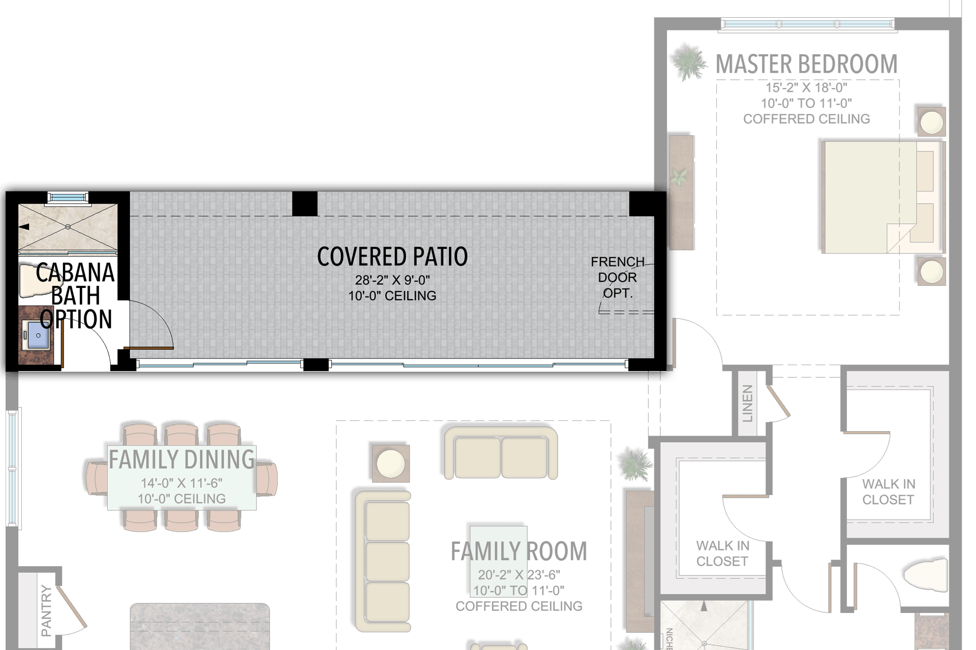 Lotus Santo: Cabana Bath — Historical option or elevation