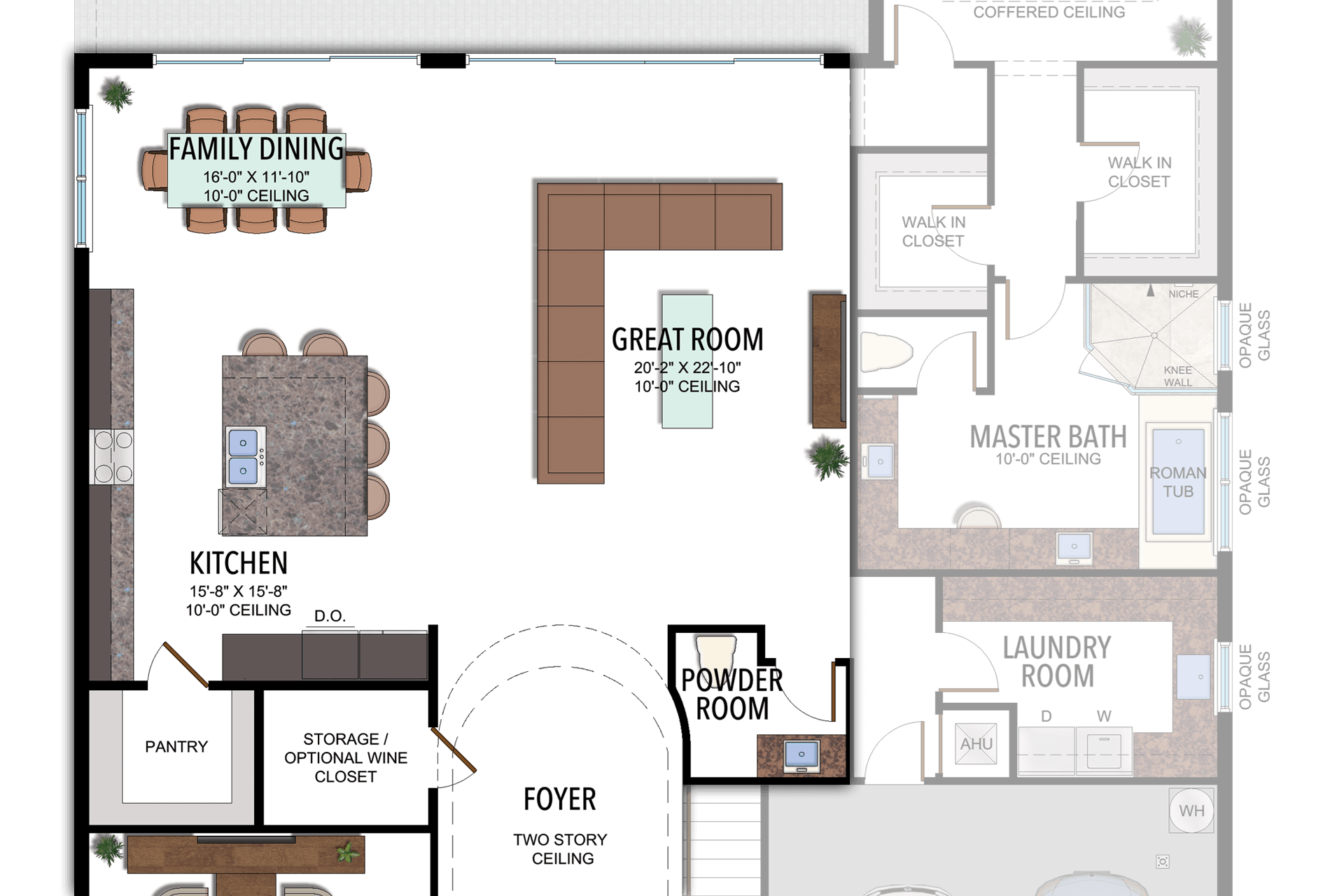 Lotus Sumatra: Alternate Open Floorplan — Historical option or elevation