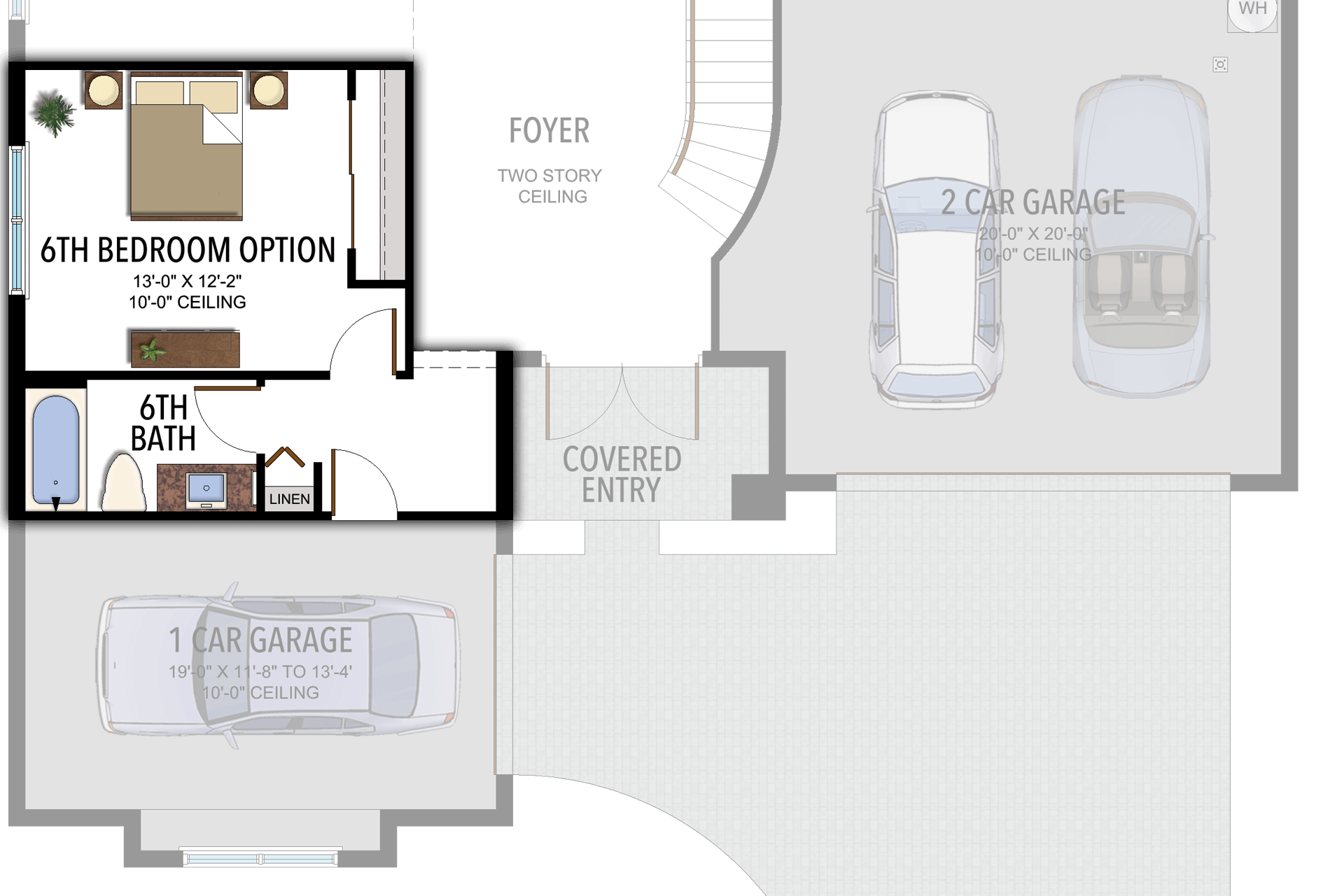 Lotus Sumatra: 6th Bedroom in Lieu of Den — Historical option or elevation