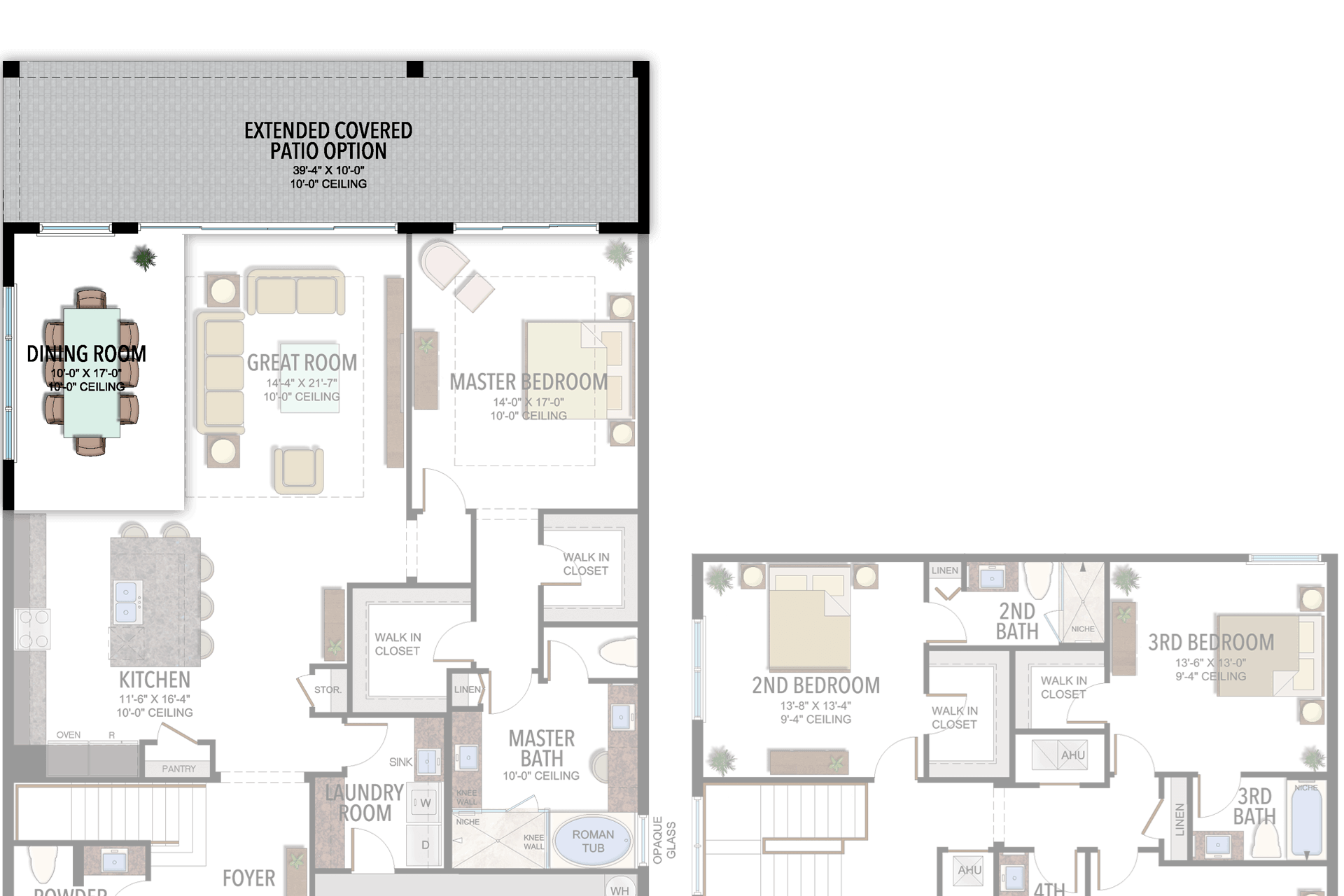 Lotus Samoa: Extended Dining with Extended Patio — Historical option or elevation