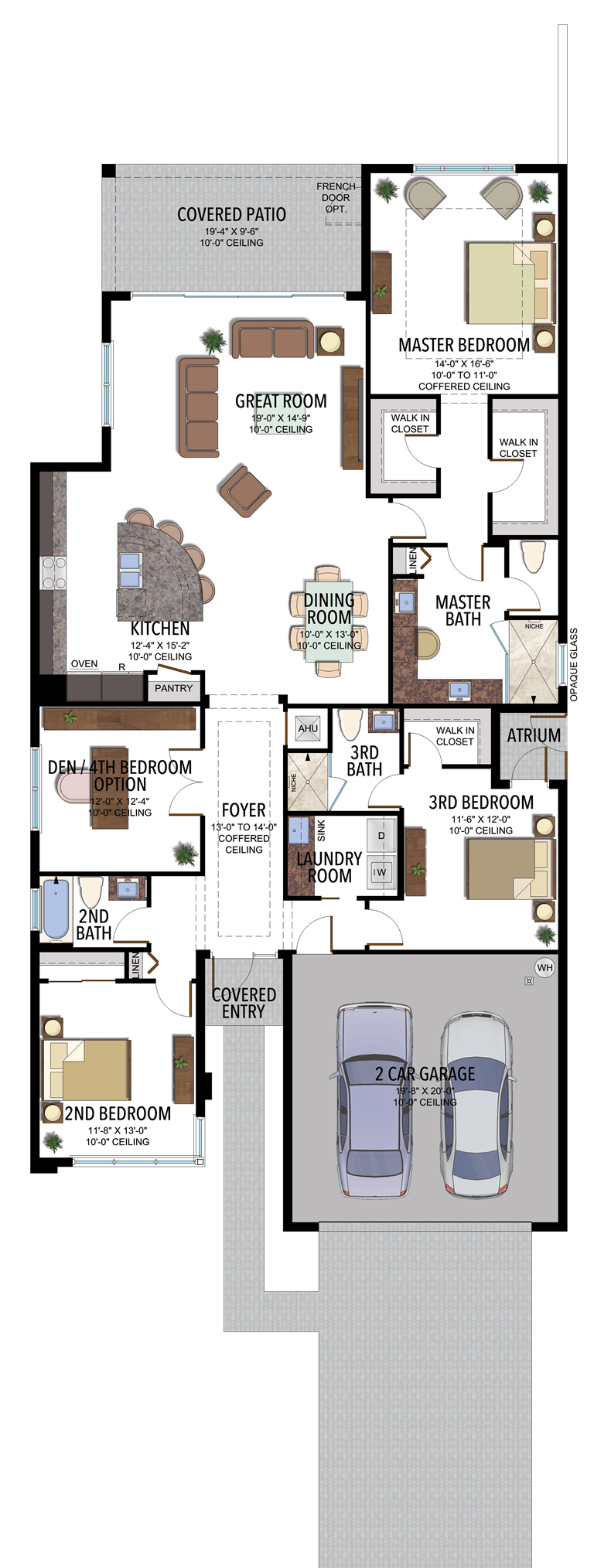 The Maui Plan in the Fiji Collection at Lotus in Boca Raton Florida