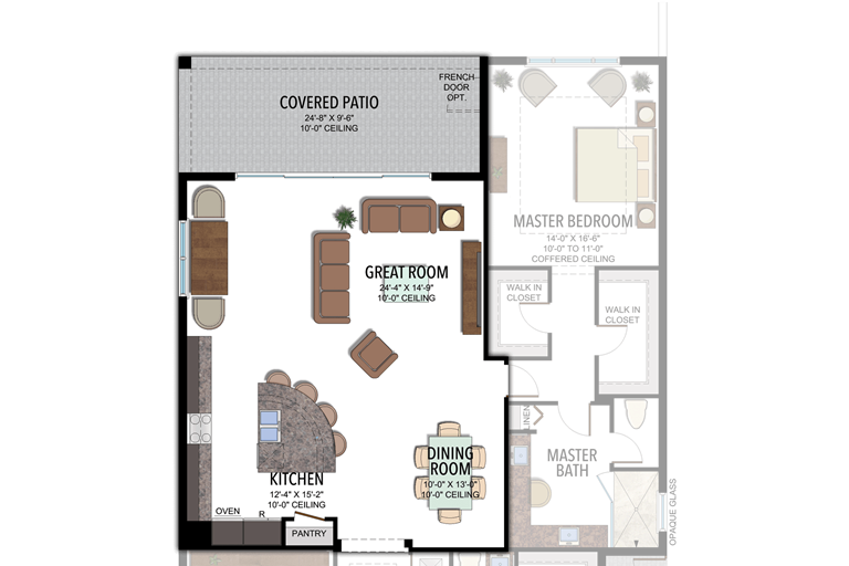 The Maui Plan in the Fiji Collection at Lotus in Boca Raton Florida