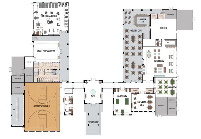 Lotus Clubhouse Floorplan