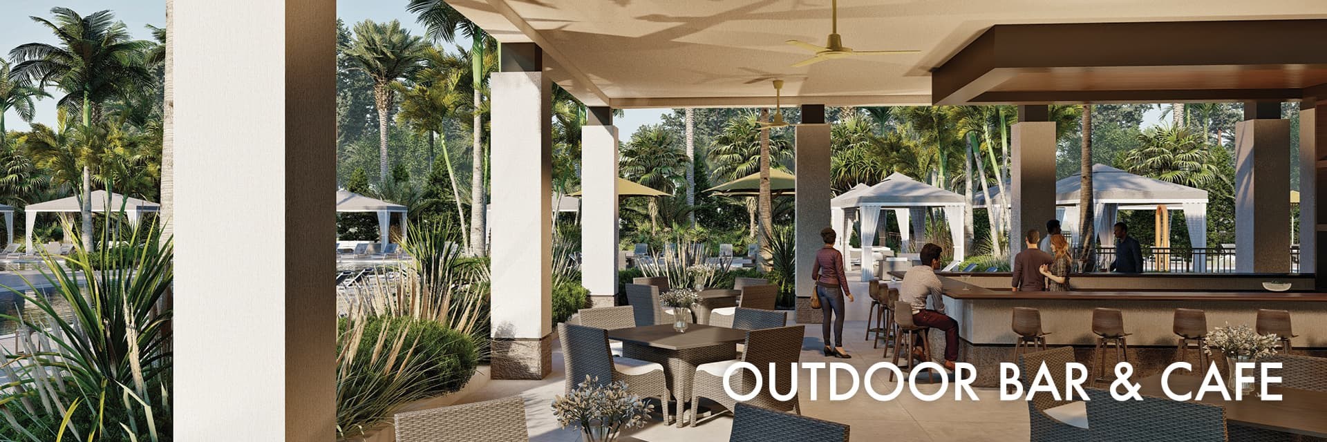 Lotus outdoor bar