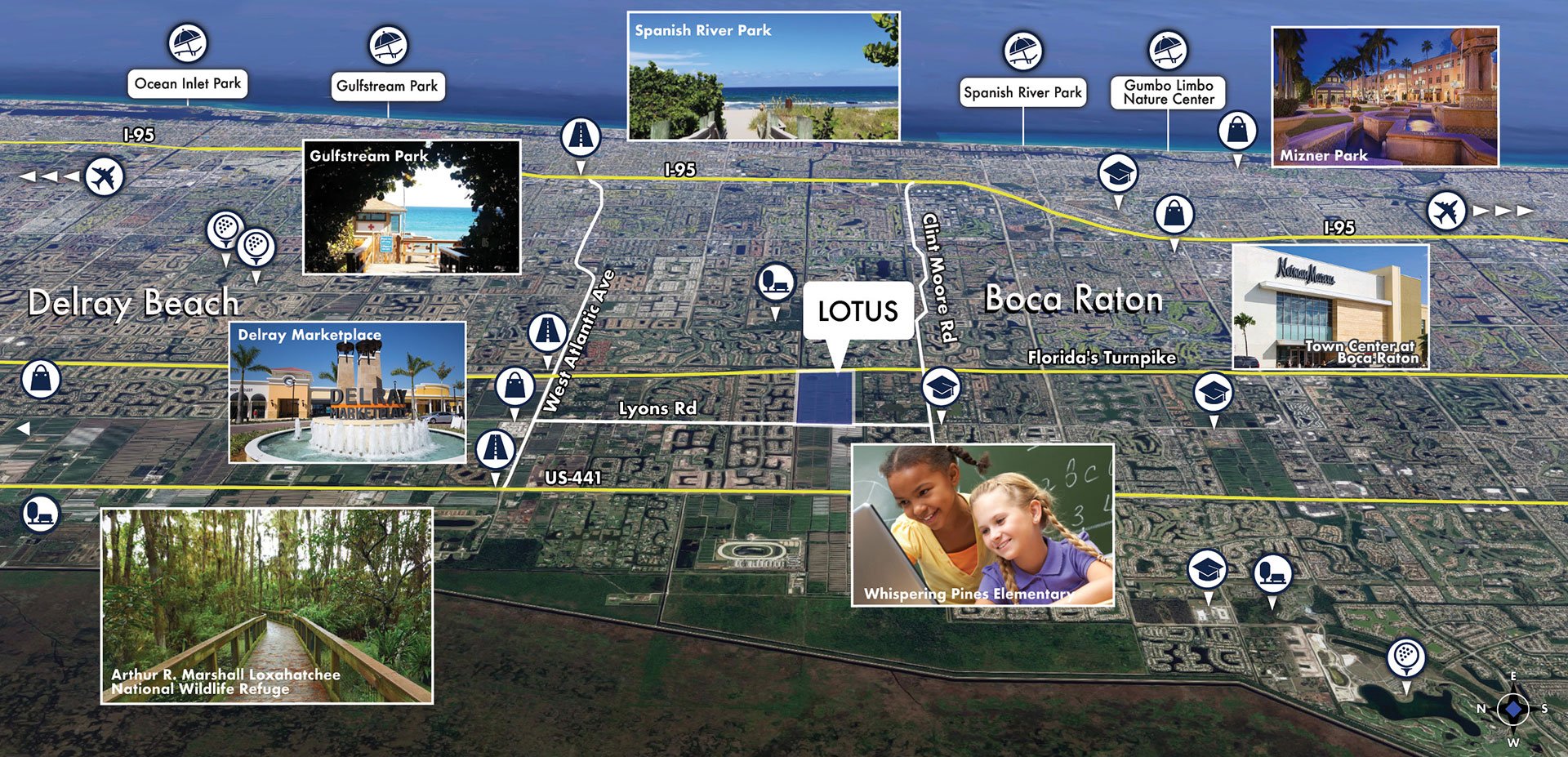 Lotus Area Map