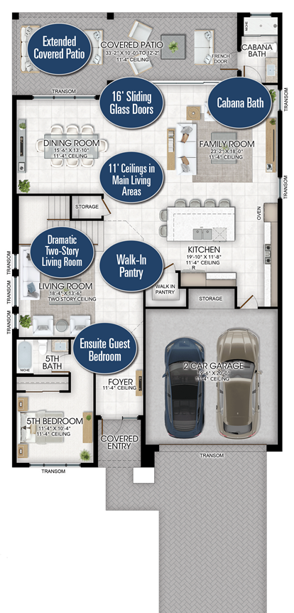 NMR 510 Kauai floorplan 1st