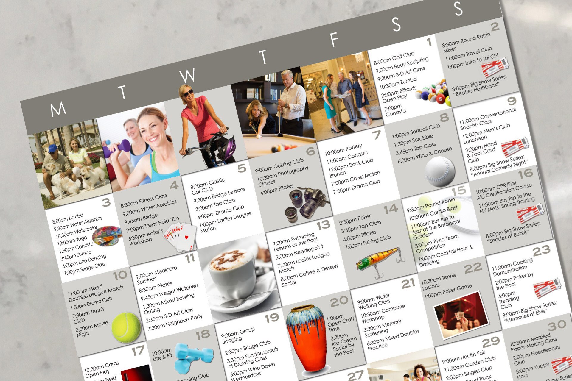 NEWSLETTER CALENDAR