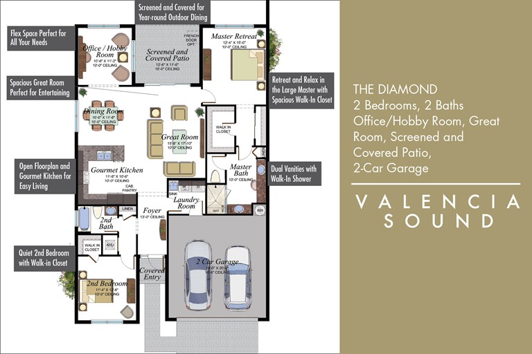 Valencia Sound Diamond Home Design