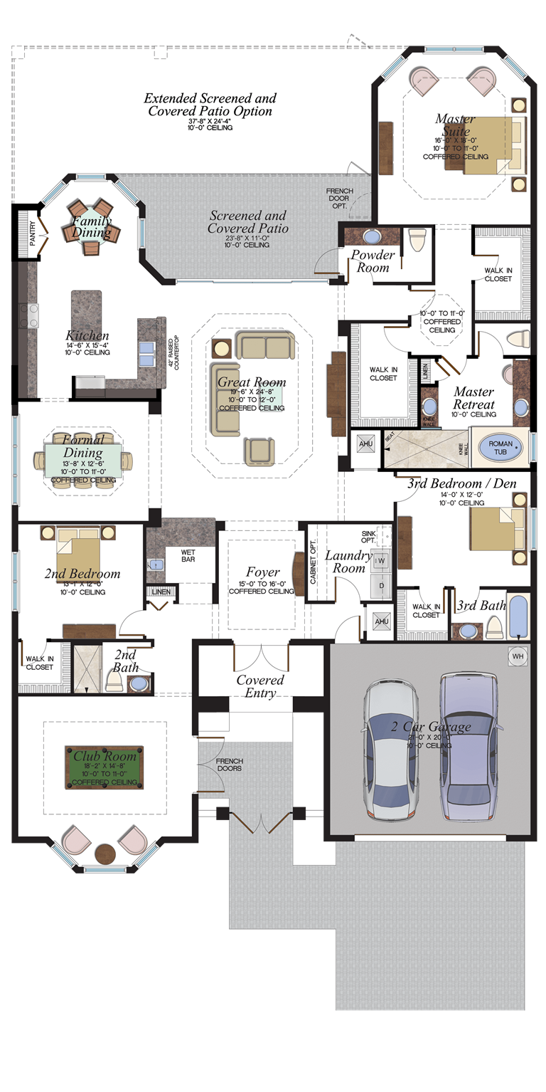 The Bal Harbor Plan in the Classic Collection at Valencia Bonita in