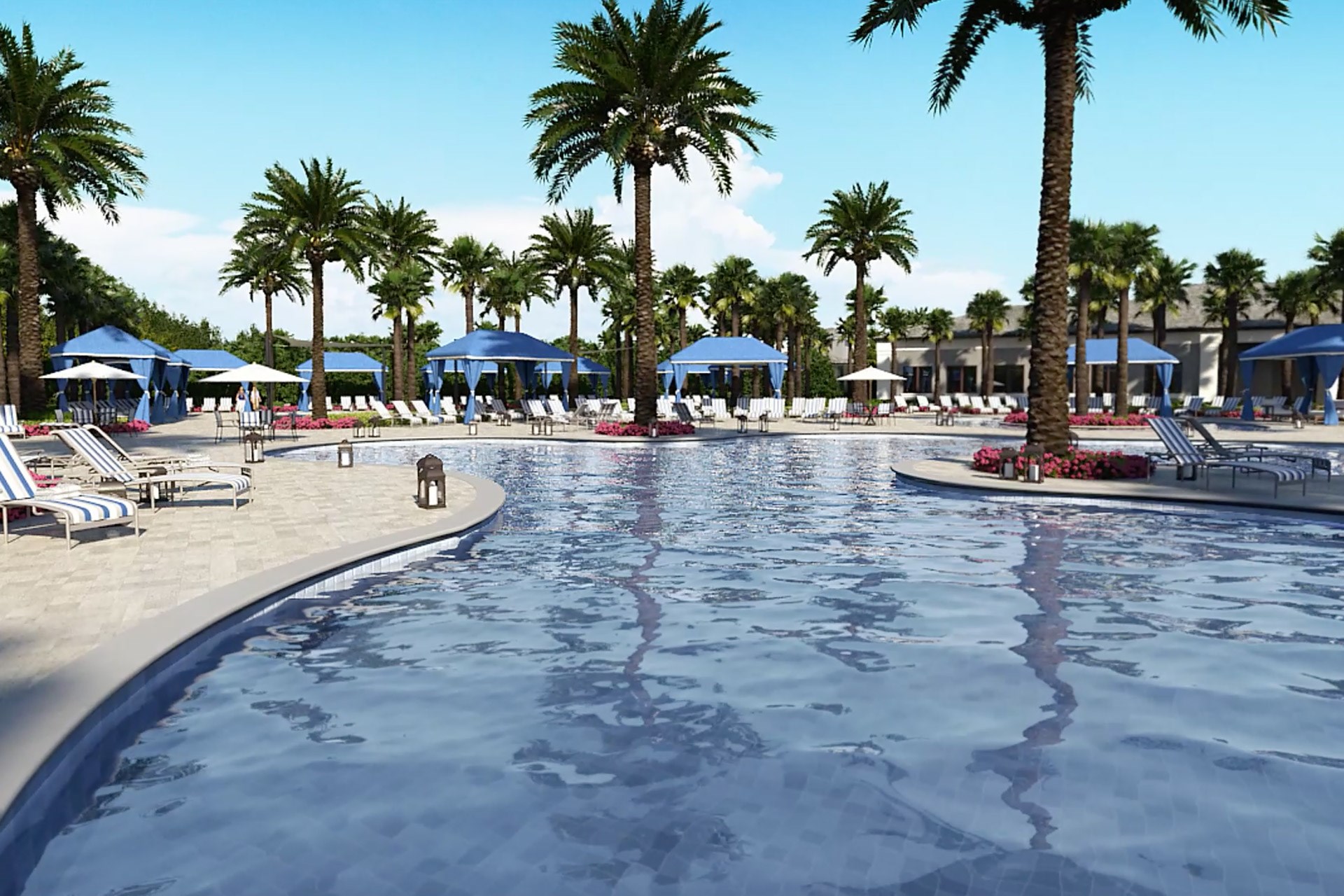 Pool Shade Cabanas