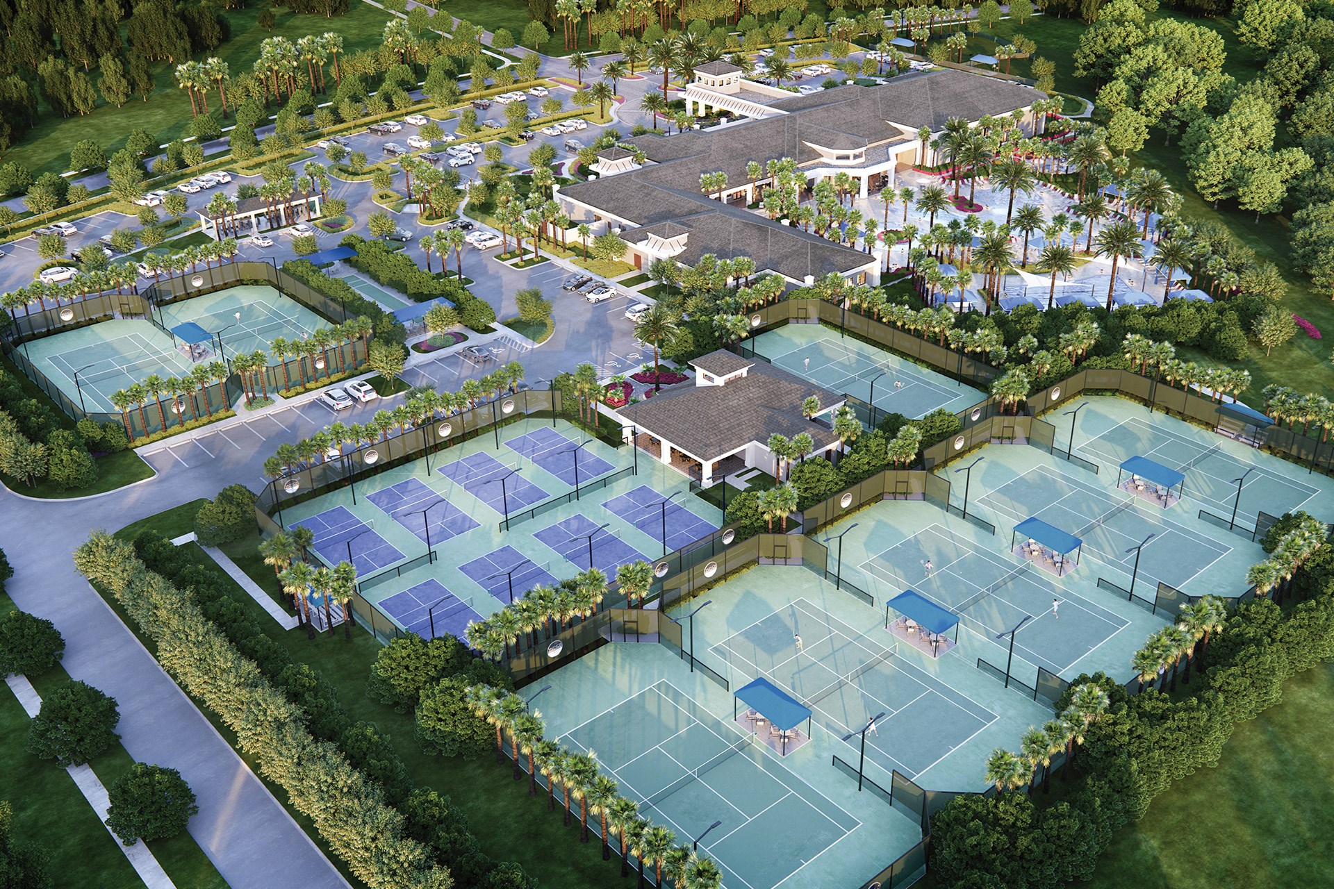 Pickleball & Tennis Courts