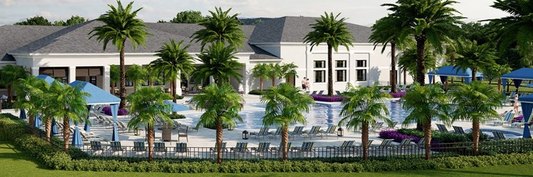 valencia cay clubhouse rendering in