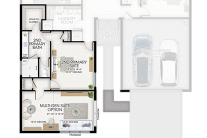 Multi-Gen Suite in lieu of 1 Car Garage