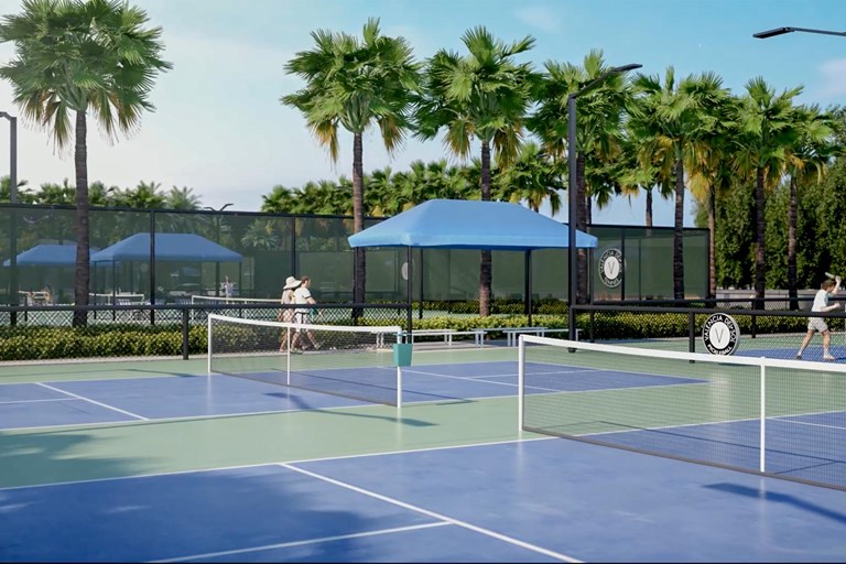 Valencia del Sol Tennis Detail