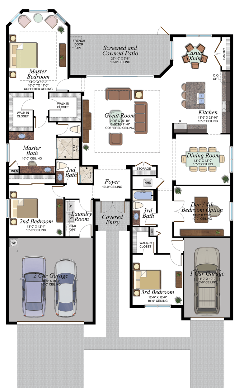 Bellagio Plan Florida Real Estate GL Homes