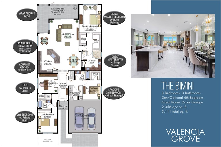 Valencia Grove Bimini Floorplan