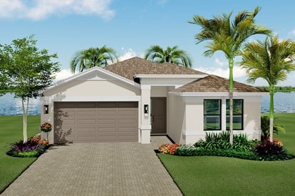 Exuma Alternative Front Elevation Rendering 