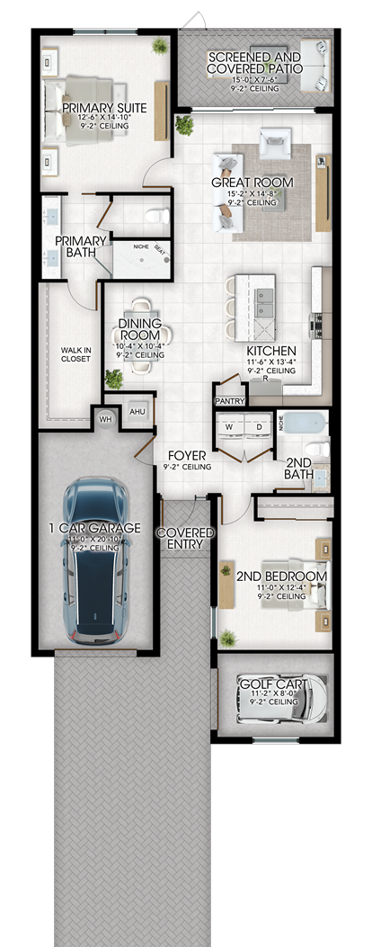 Areca II Floorplan